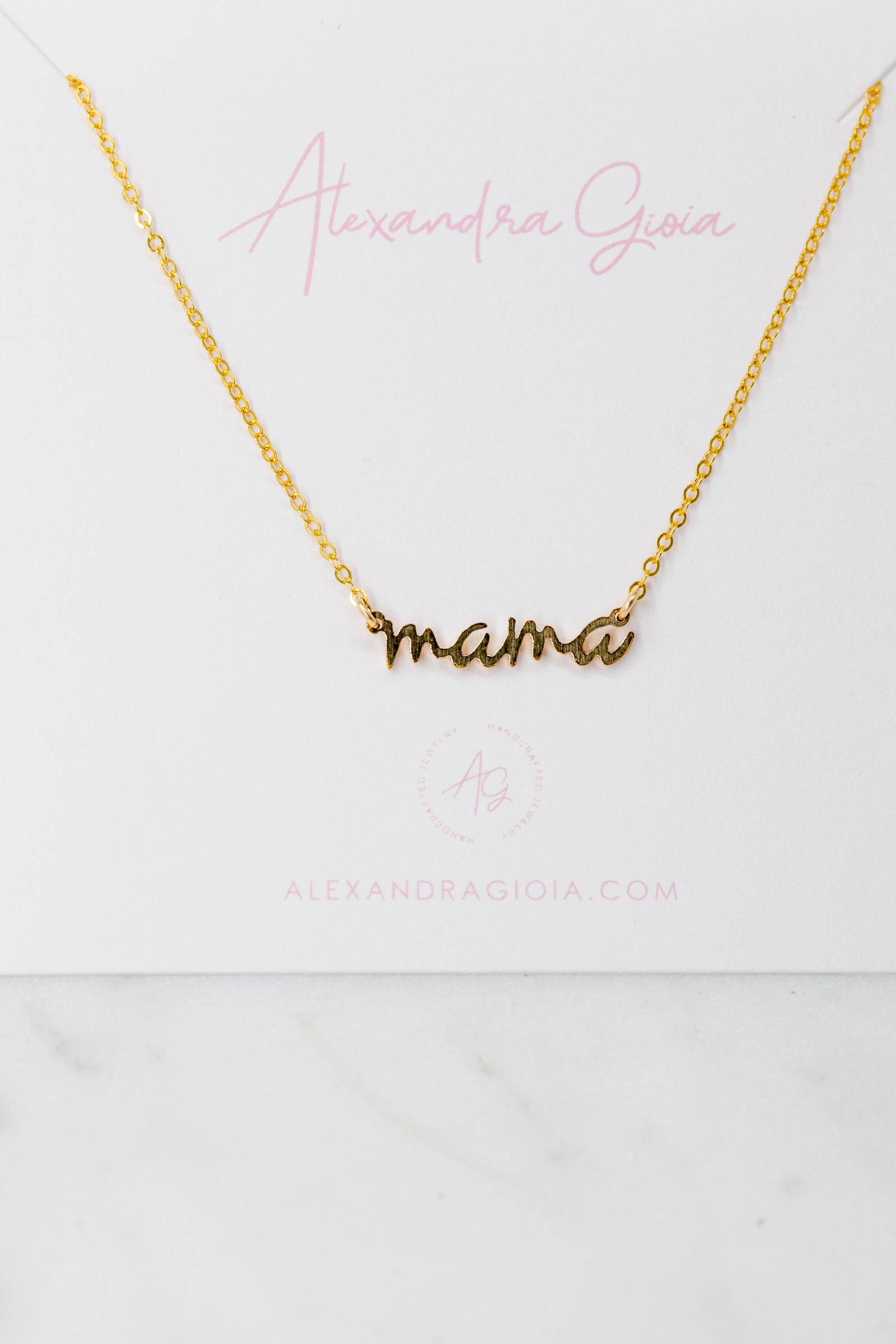 Mama Necklace {Script}
