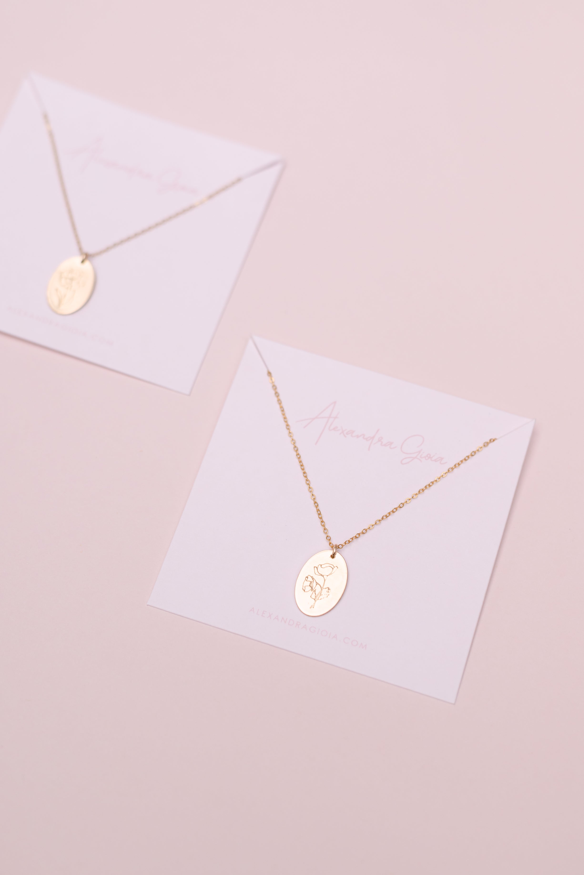 Birth Flower Necklace