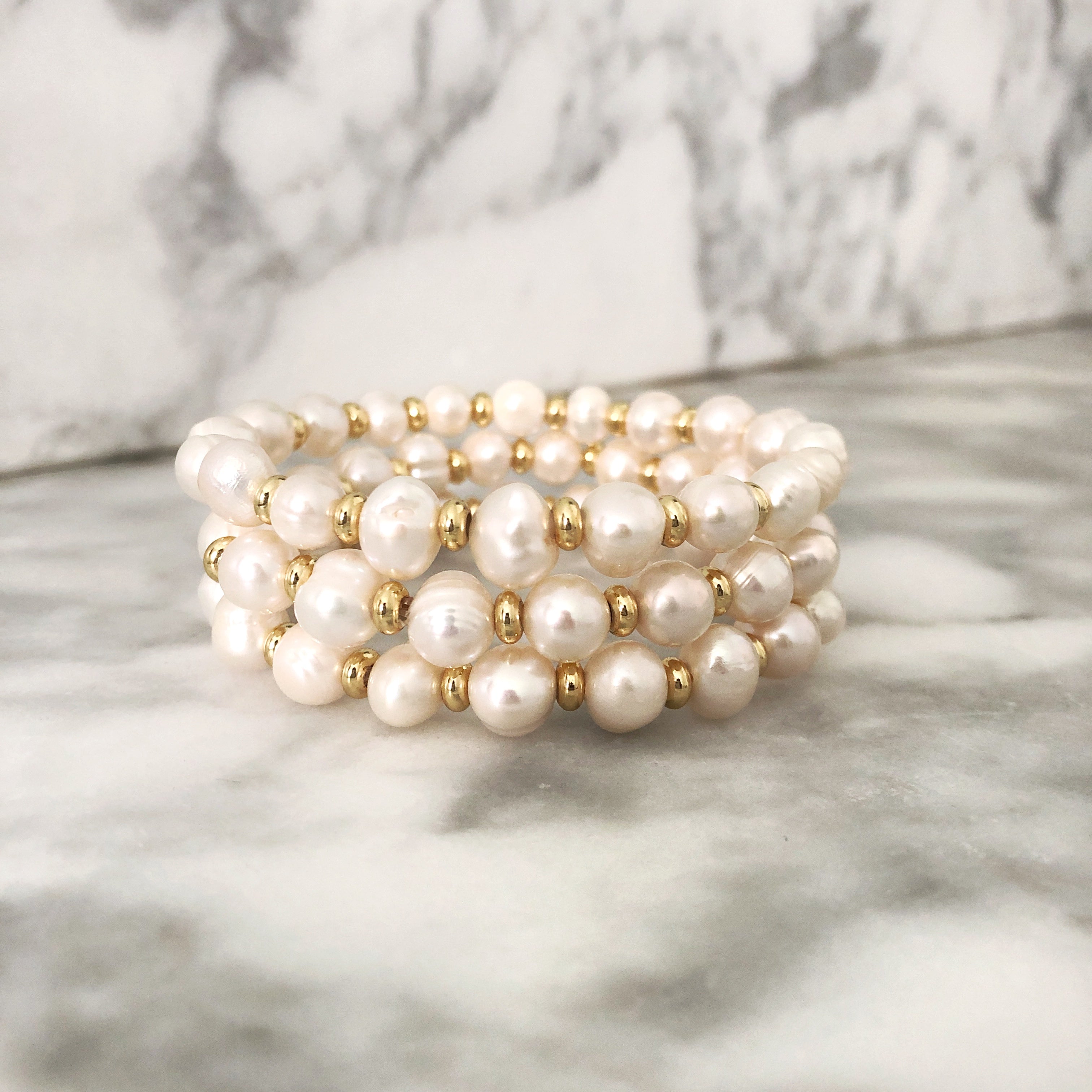 Stackable Bracelet | Pearl