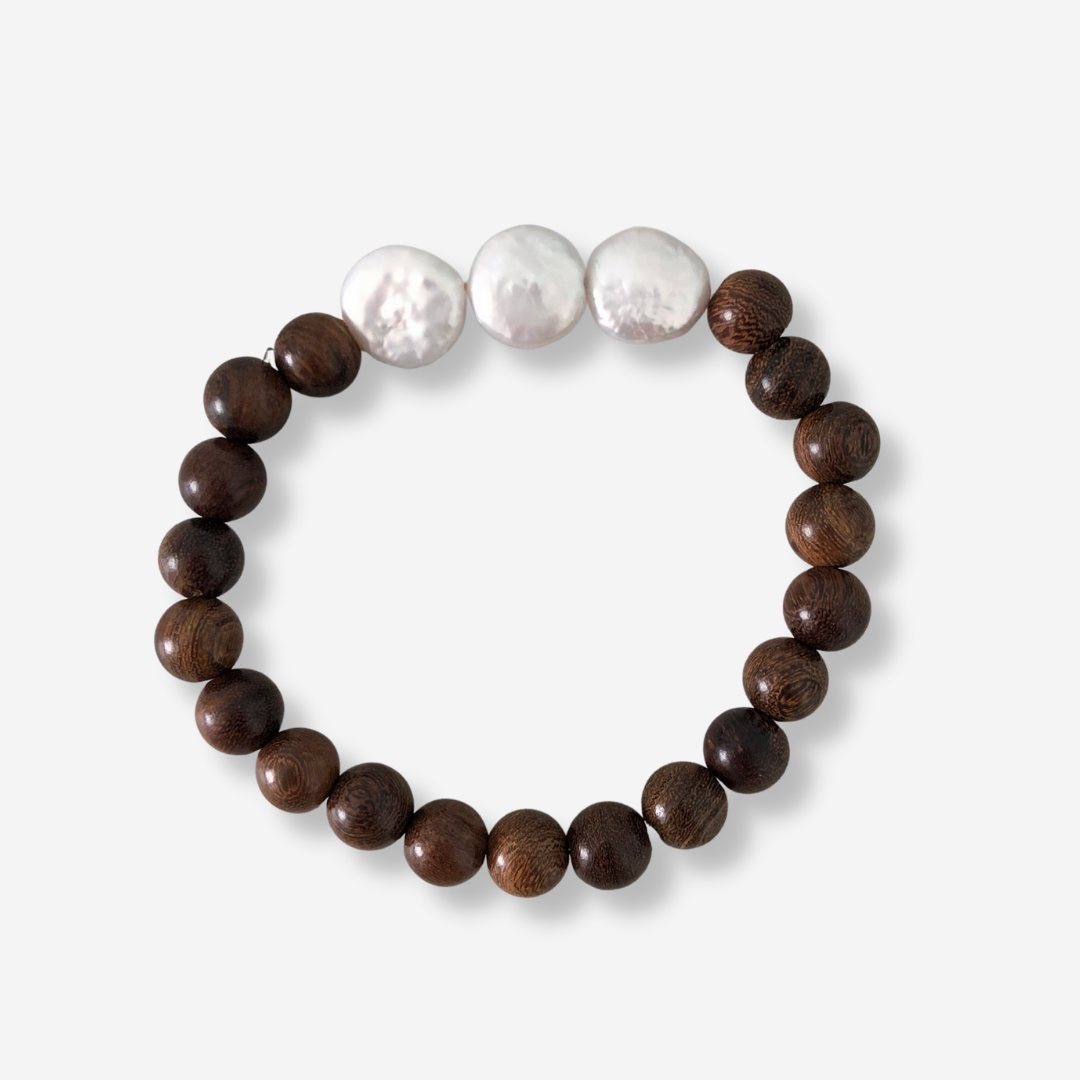 Oak Wood Bead Bracelet | Kraywoods