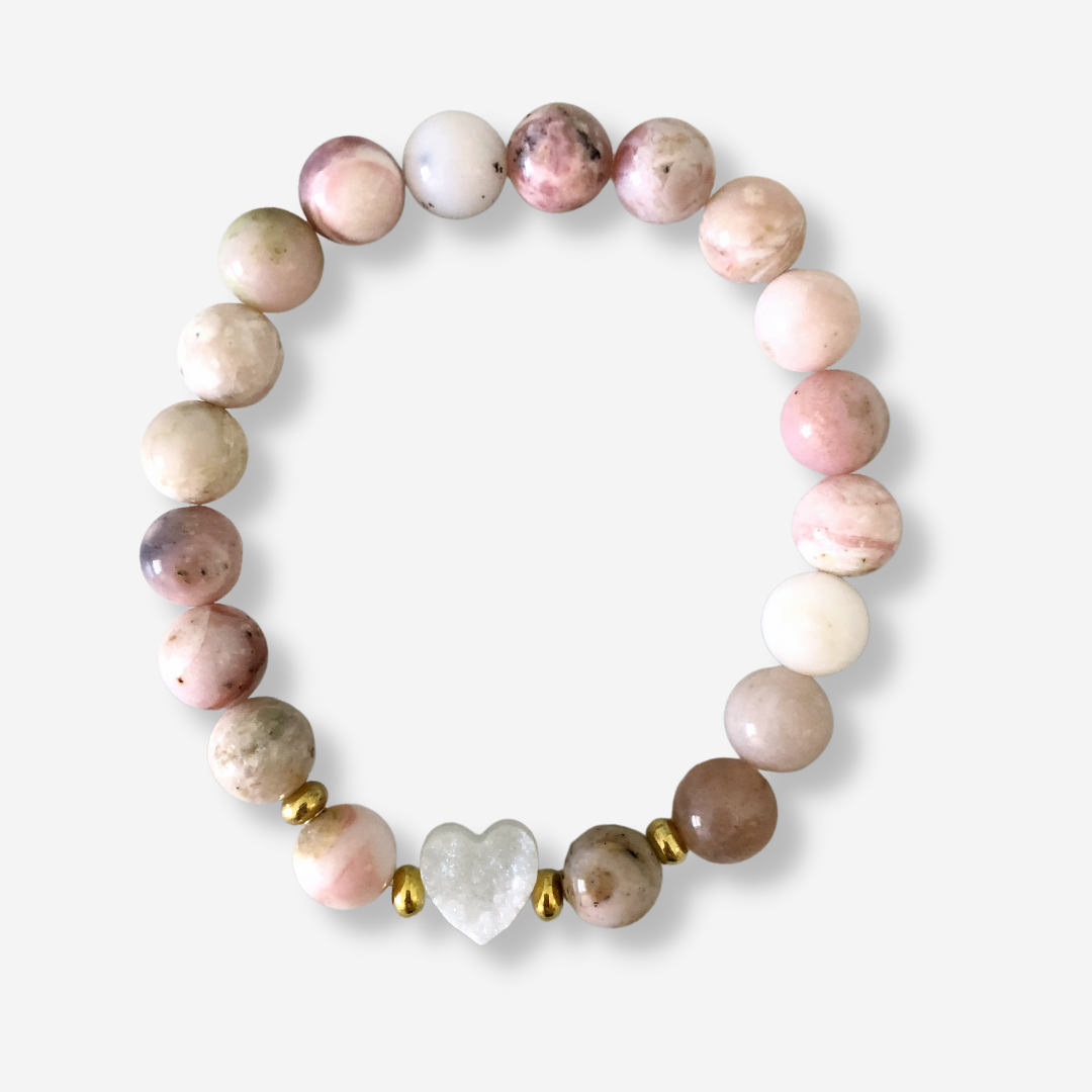 White stretch deals bracelet