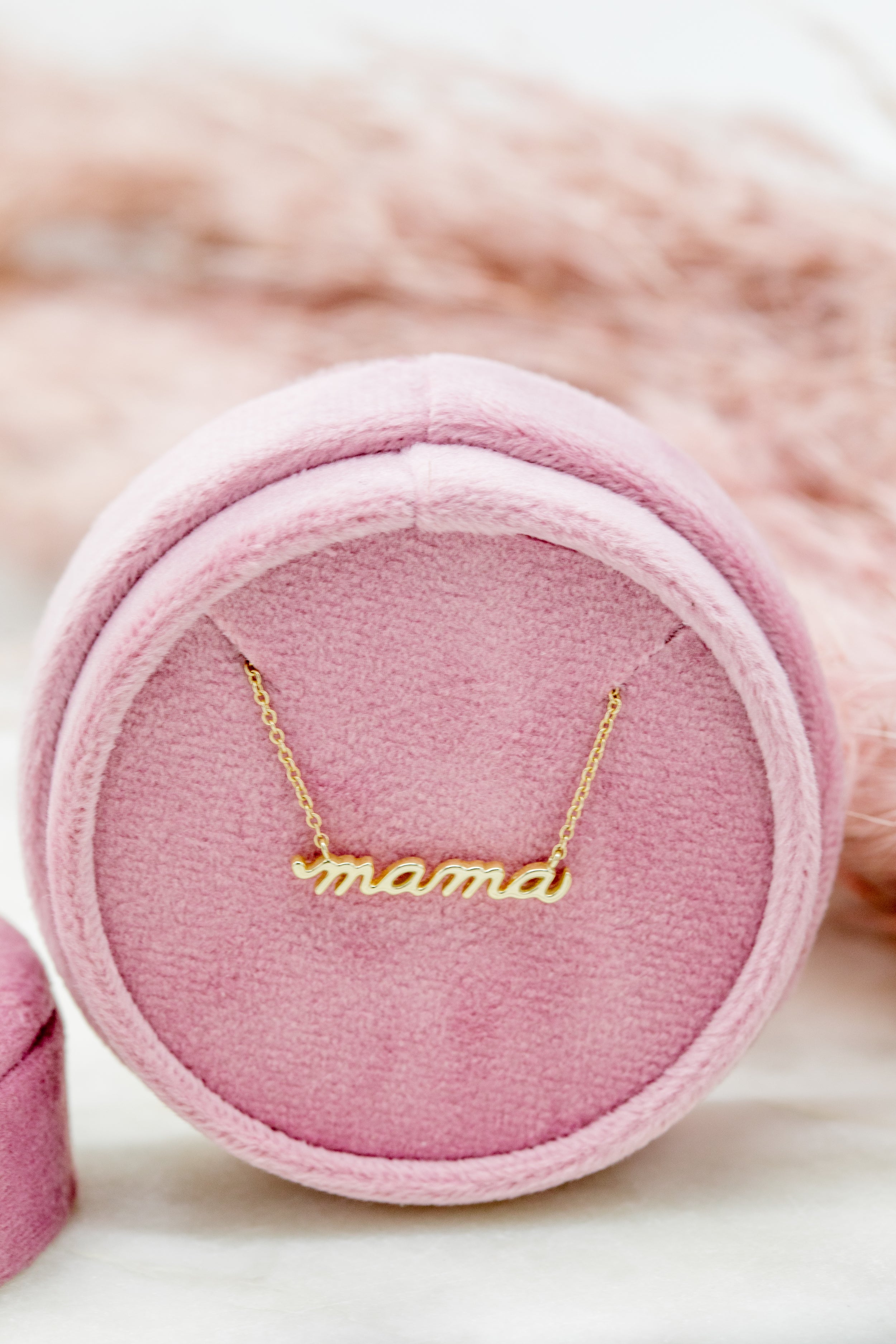 Buy Pipa Bella by Nykaa Fashion Gold plated cursive Mama Necklace Online